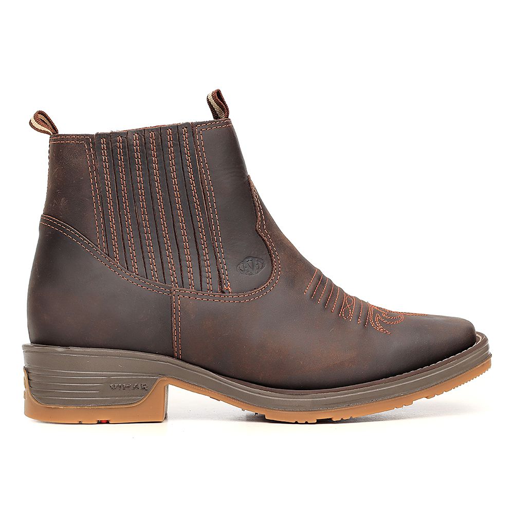 Bota Masculina Café - Durabilidade e Conforto Extremo