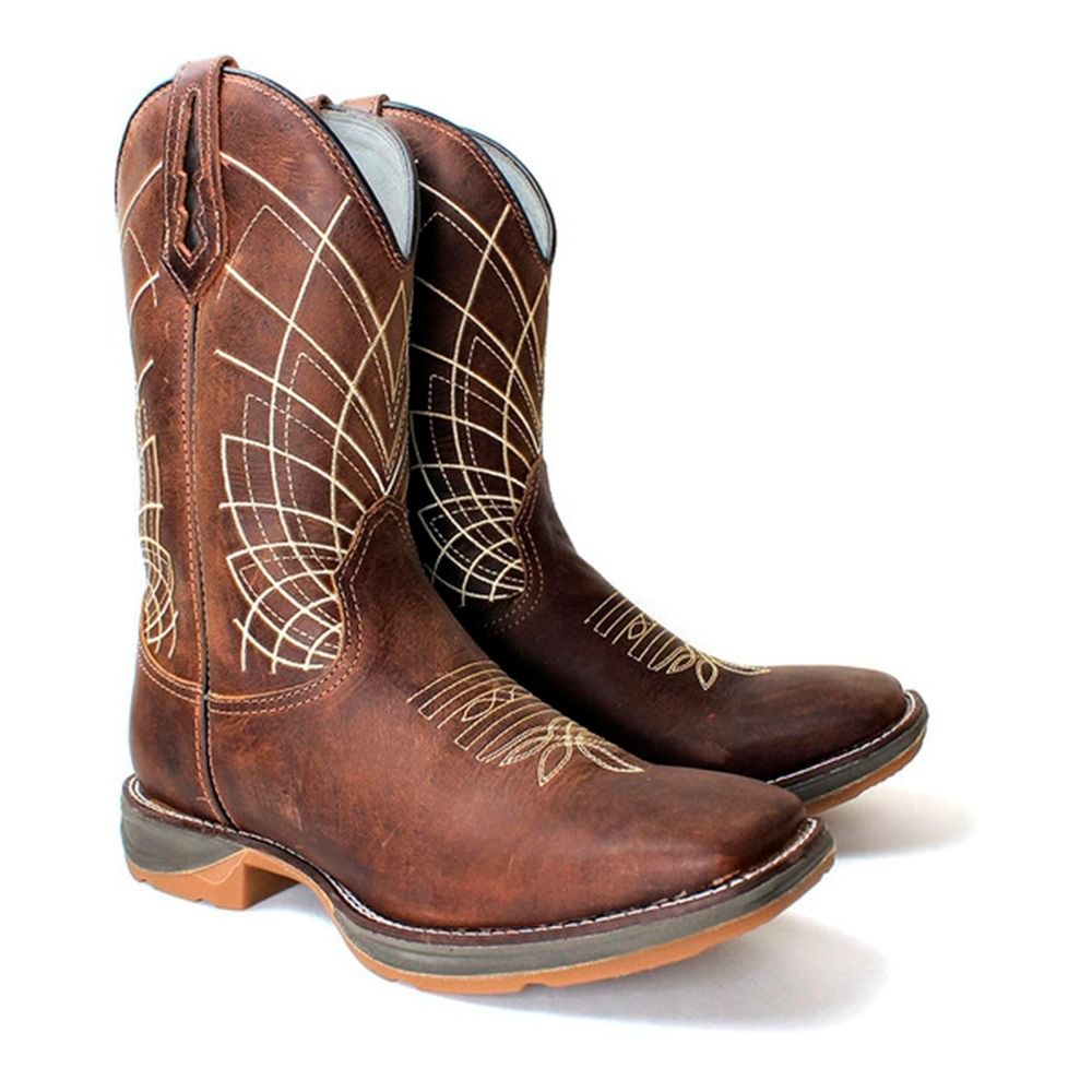 Bota WorkBoot Spider - Castanho Resistente e Confortável