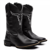 Bota Texana Masculina "Boi da Cara Preta"
