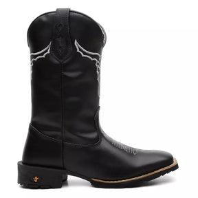 Bota Texana Masculina "Boi da Cara Preta"