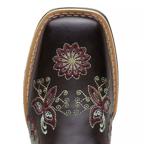 Bota Texana Feminina "Mandala Azul"