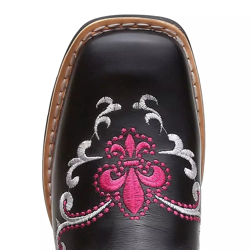 Bota Texana Feminina "Orquídea Rosa"
