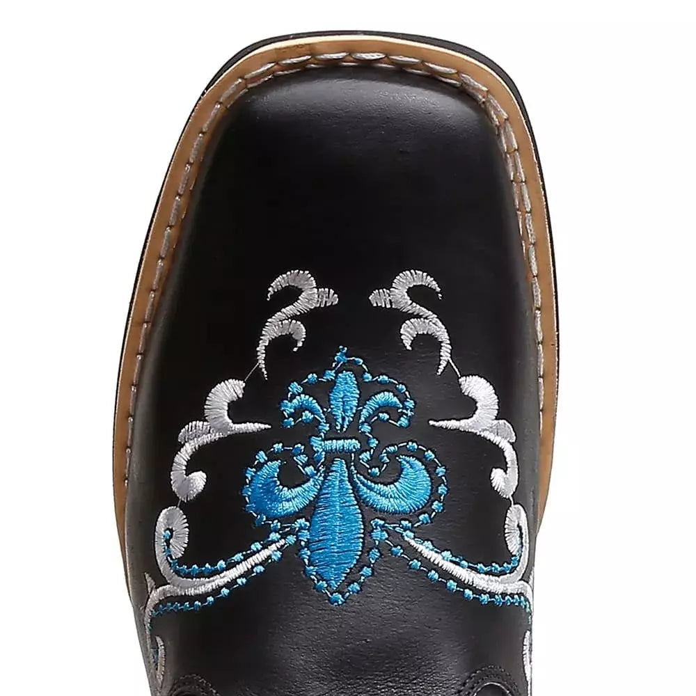 Bota Texana Feminina "Orquídea Azul"