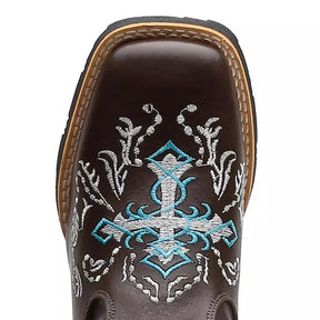 Bota Texana Feminina "Cruz Azul"