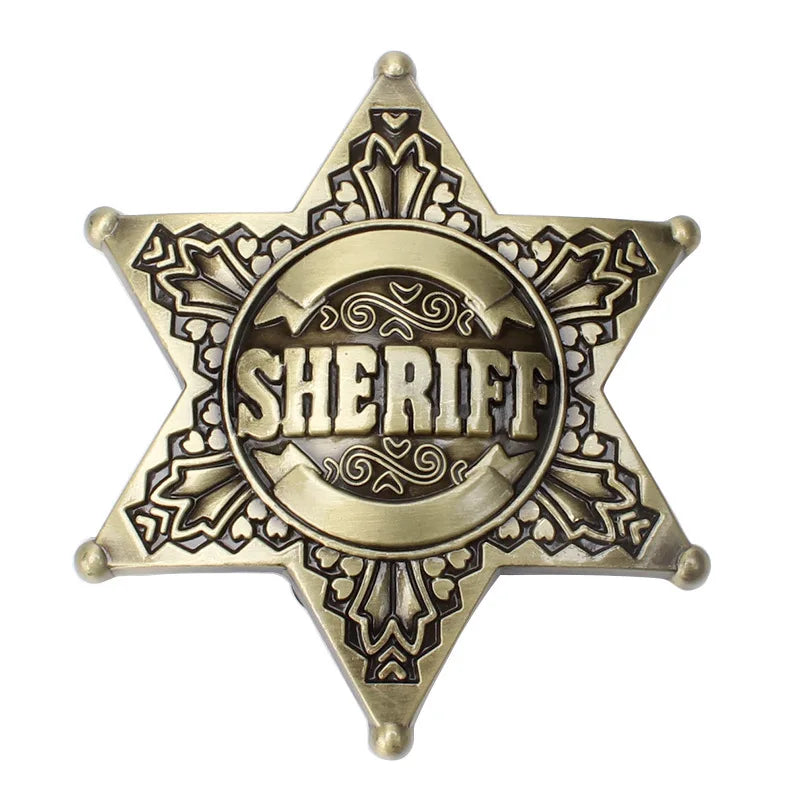 Fivela Sheriff Americano
