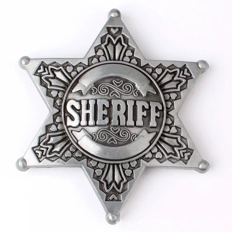 Fivela Sheriff Americano