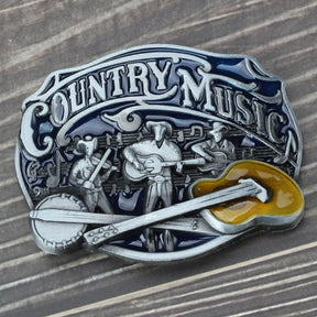 Fivela "I Love Country Music"