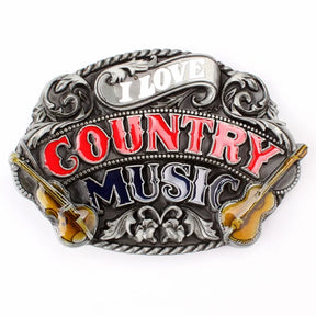 Fivela "I Love Country Music"