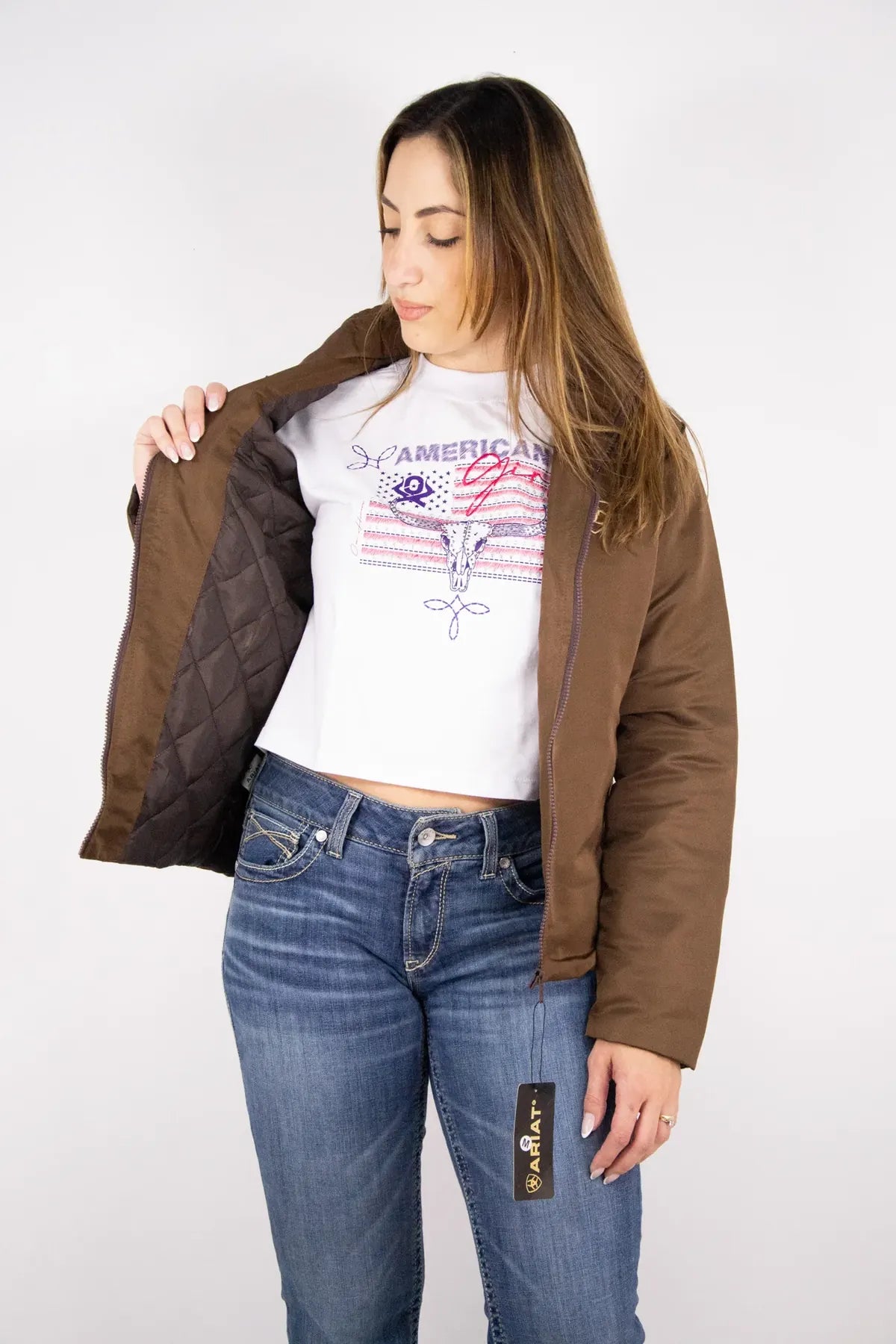 Jaqueta Ariat Softshell Importada Feminina