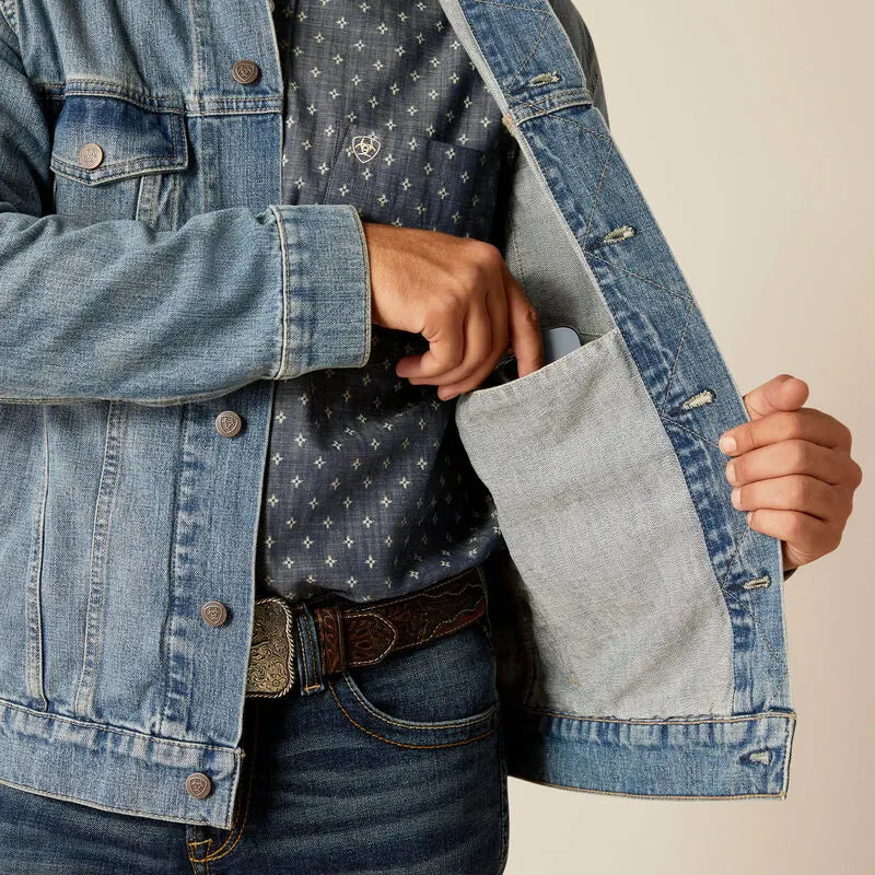 Jaqueta Ariat Jeans Importada Masculina