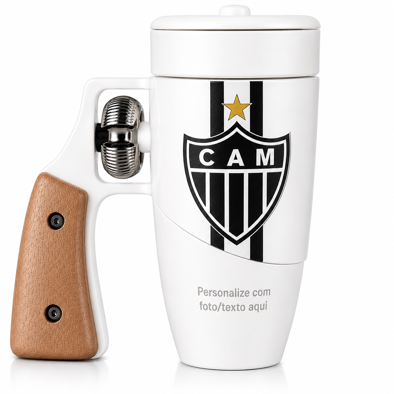 Caneca Térmica Rústica - ESCOLHA AQUI SEU TIME