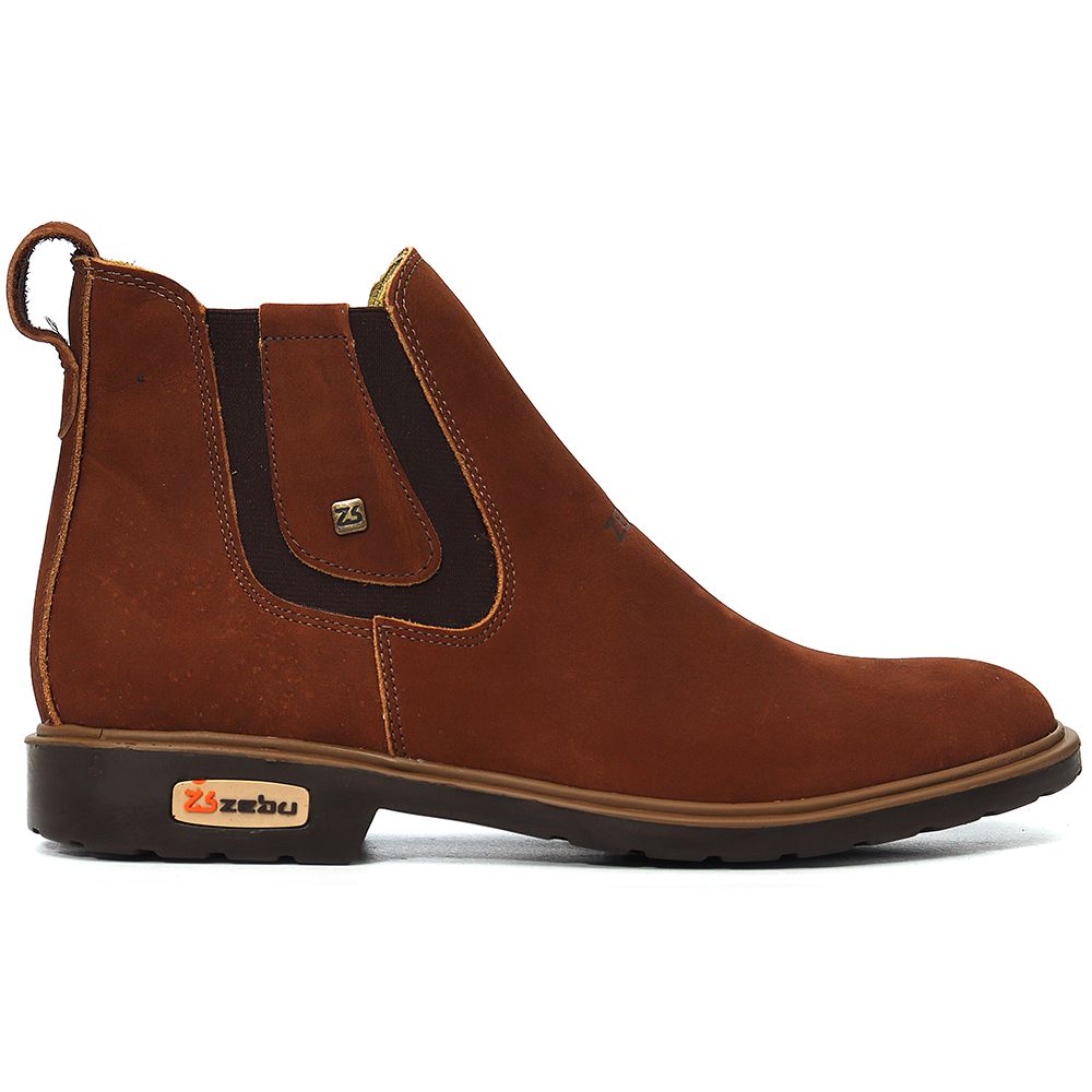 [COMPRE 1 LEVE 2] Botina de Couro - Masculina Conforto + CINTO TEXAS DE BRINDE