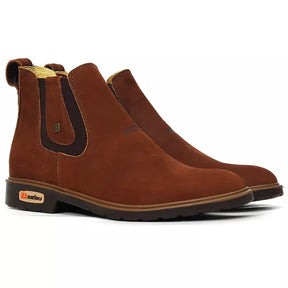 [COMPRE 1 LEVE 2] Botina de Couro - Masculina Conforto + CINTO TEXAS DE BRINDE