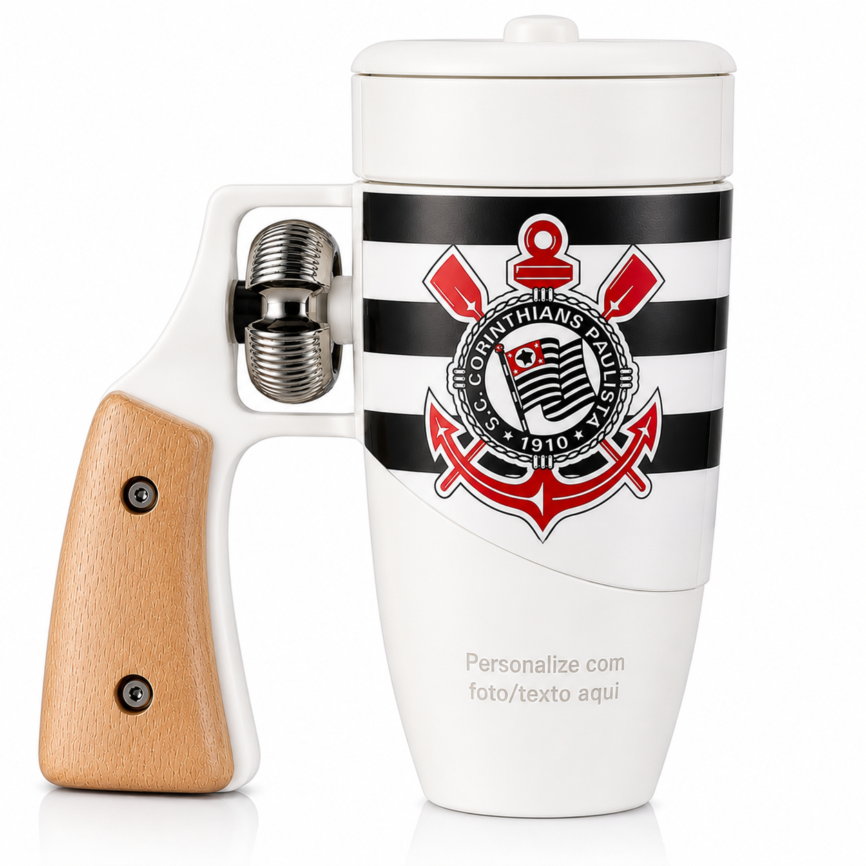 Caneca Térmica Rústica - ESCOLHA AQUI SEU TIME