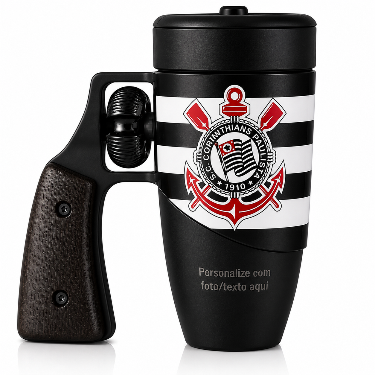 Caneca Térmica Rústica - ESCOLHA AQUI SEU TIME