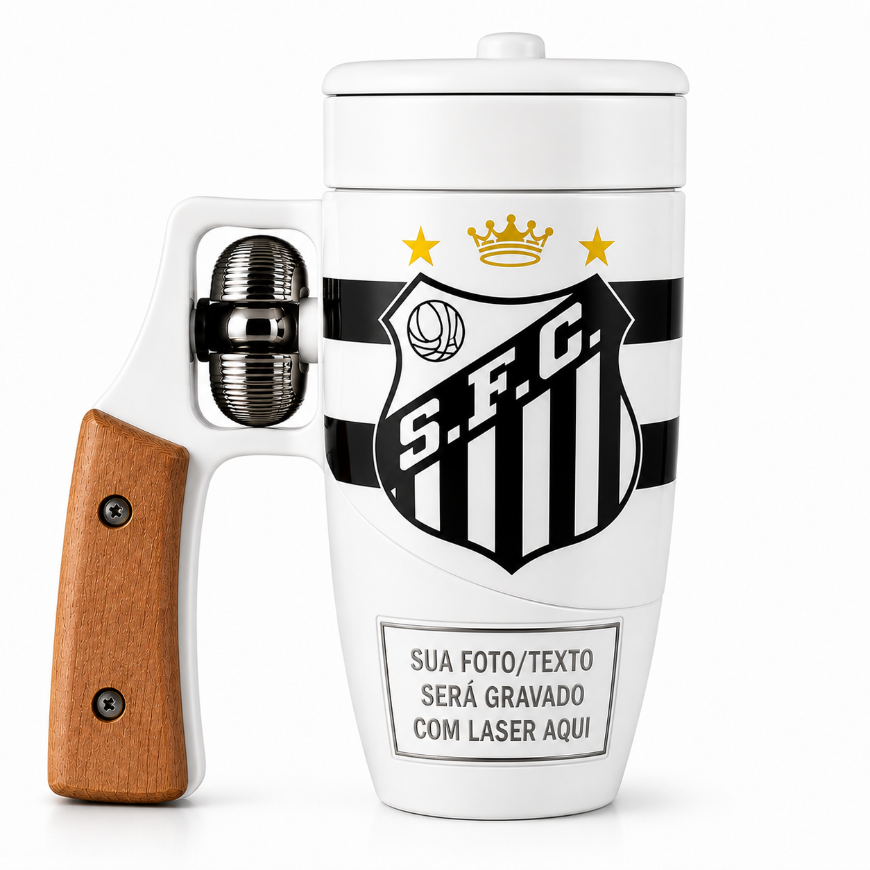 Caneca Térmica Rústica - ESCOLHA AQUI SEU TIME