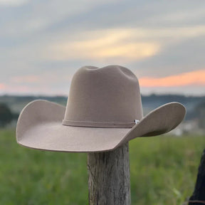 Chapéu de Feltro Pralana Arena Bege Unissex para Rodeio e Cavalgar