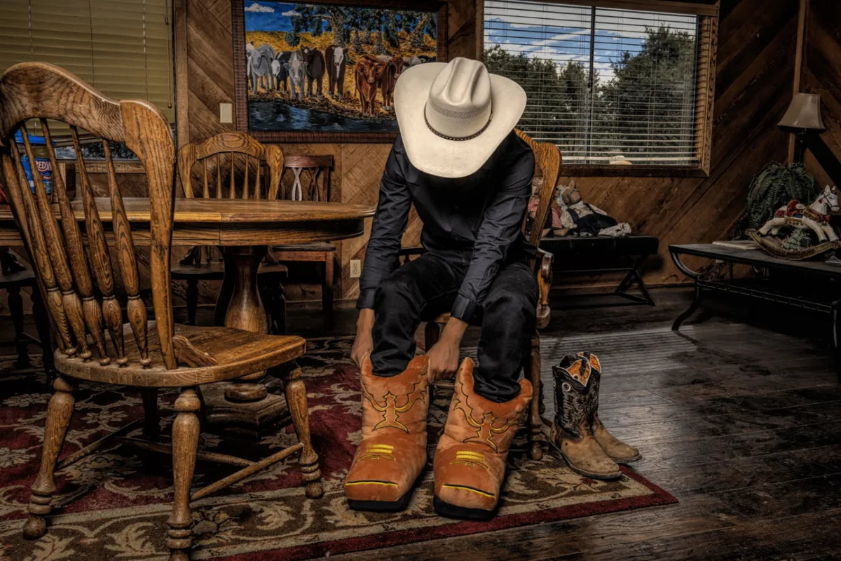 Pantufa Texana Bota Cowboy