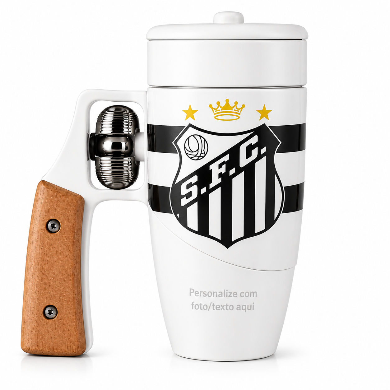 Caneca Térmica Rústica - ESCOLHA AQUI SEU TIME