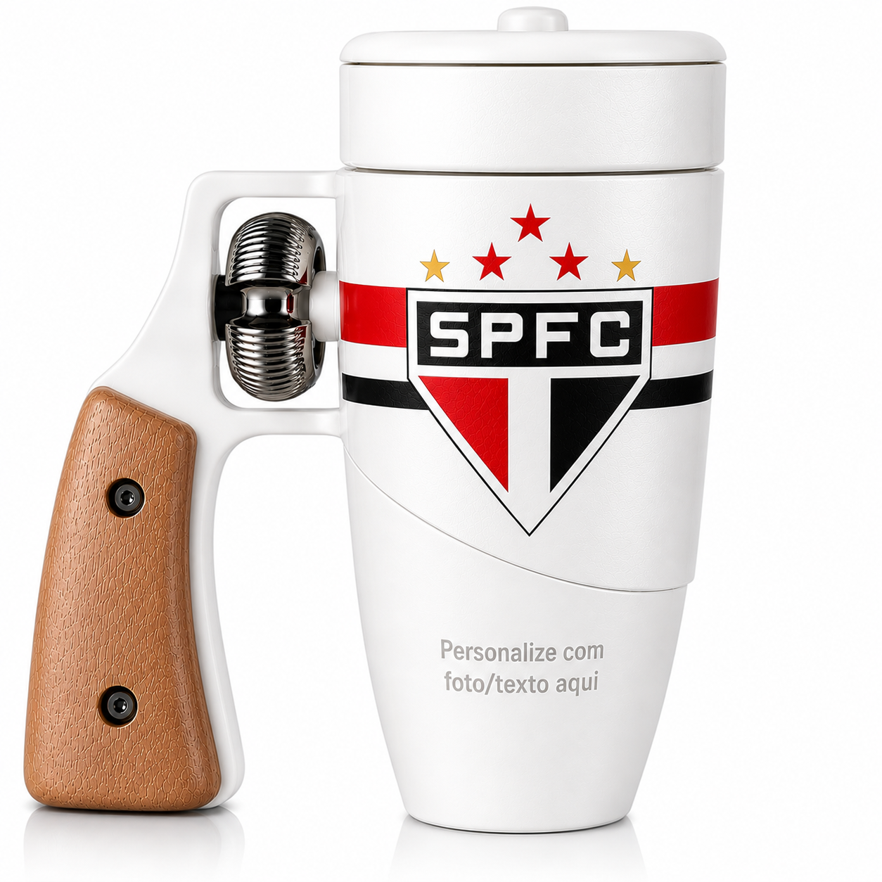 Caneca Térmica Rústica - ESCOLHA AQUI SEU TIME